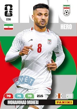 Mohammad Mohebi Iran Panini FIFA World Cup 2026 Adrenalyn XL #236